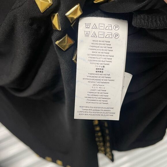 Michael Kors Black with gold studs dress NWT $135 - - Picture 4 of 4